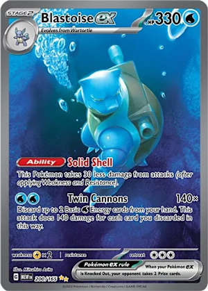 Blastoise ex Pokemon 151